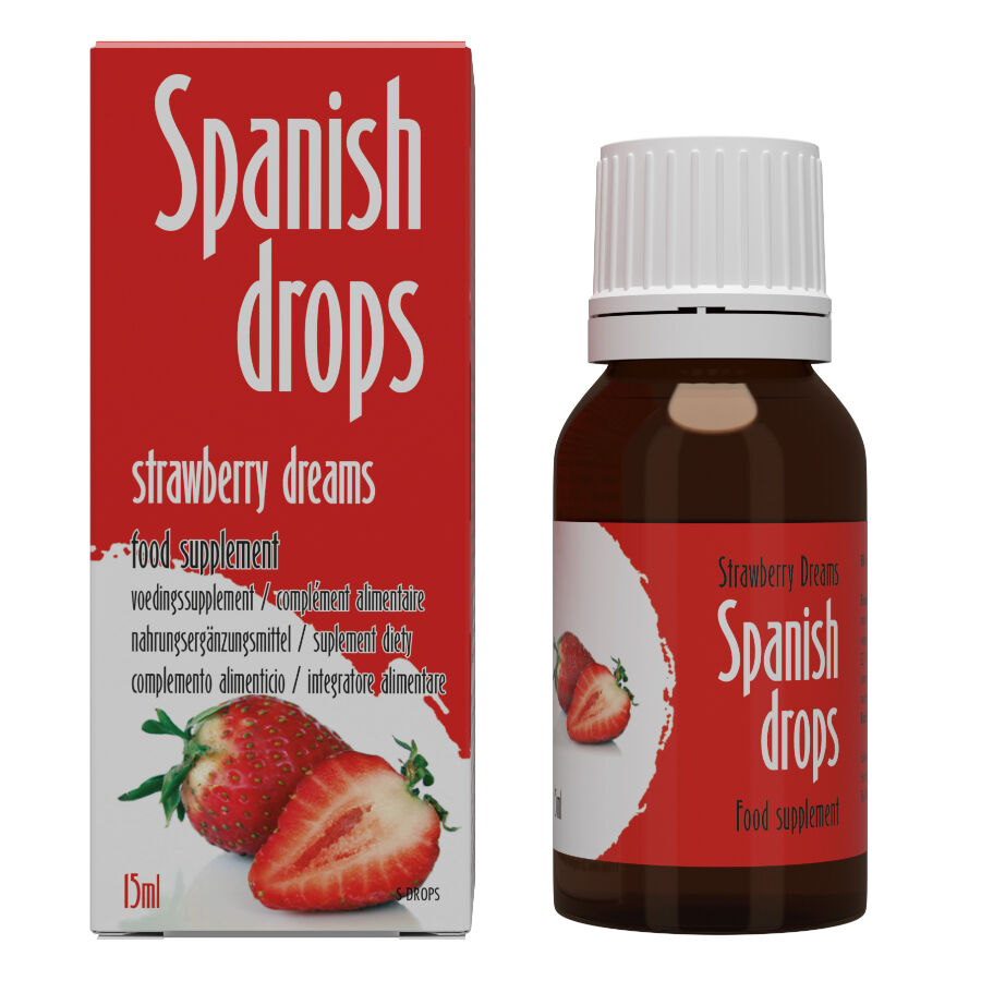 COBECO - SPANISH DROPS STRAWBERRY DREAMS 15 ML - Foto 1 COBECO - SPANISH DROPS STRAWBERRY DREAMS 15 ML - sexbliss - Foto 1