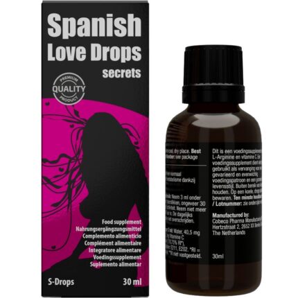 COBECO - SPANISH LOVE DROPS SECRETS LOVE DROPS 30 ML - sexbliss - Foto 1