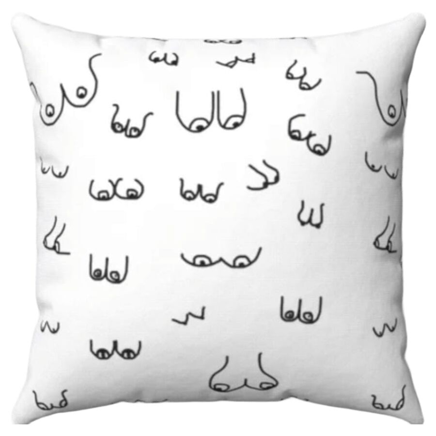 DIABLO PICANTE - 30 X 30 BOOBS CUSHION WHITE - Foto 1 DIABLO PICANTE - 30 X 30 BOOBS CUSHION WHITE - sexbliss - Foto 1
