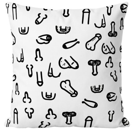 DIABLO PICANTE - 30 X 30 PENIS CUSHION WHITE - sexbliss - Foto 1