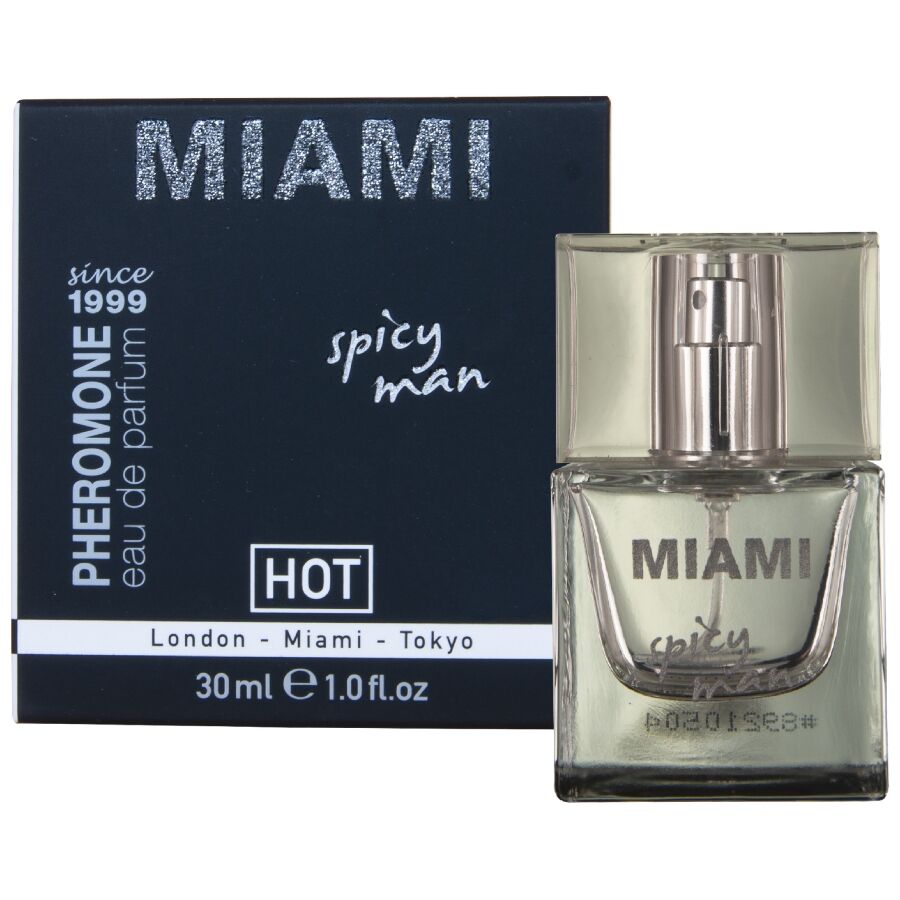 HOT - PHEROMONE PARFUME MIAMI SPICY MAN 30 ML - Foto 1 HOT - PHEROMONE PARFUME MIAMI SPICY MAN 30 ML - sexbliss - Foto 1