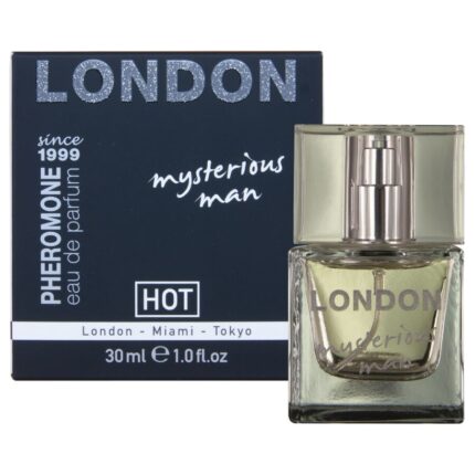 HOT - PHEROMONE PERFUME LONDON MYSTERIOUS MAN 30 ML - sexbliss - Foto 1