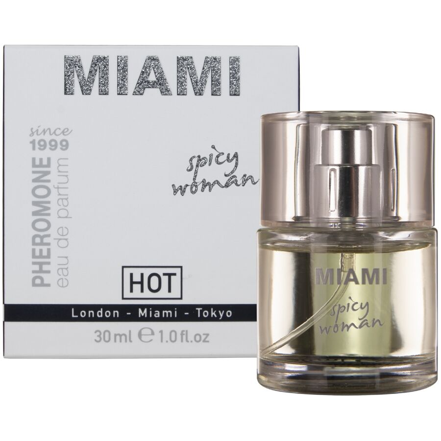 HOT - PHEROMONE PERFUME MIAMI SPICY WOMAN 30 ML - Foto 1 HOT - PHEROMONE PERFUME MIAMI SPICY WOMAN 30 ML - sexbliss - Foto 1