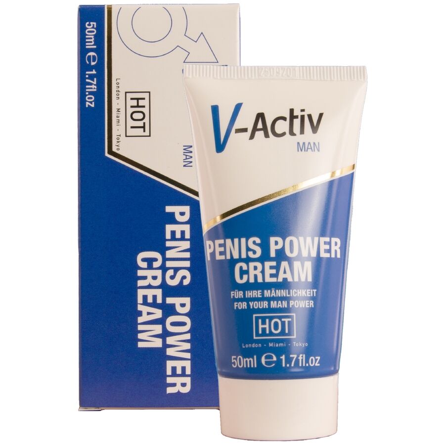 HOT - V-ACTIV PENIS POWER CREAM FOR MEN 50 ML - Foto 1 HOT - V-ACTIV PENIS POWER CREAM FOR MEN 50 ML - sexbliss - Foto 1
