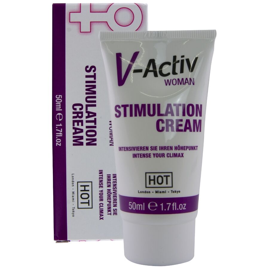HOT - V-ACTIV STIMULATION CREAM FOR WOMEN 50 ML - Foto 1 HOT - V-ACTIV STIMULATION CREAM FOR WOMEN 50 ML - sexbliss - Foto 1
