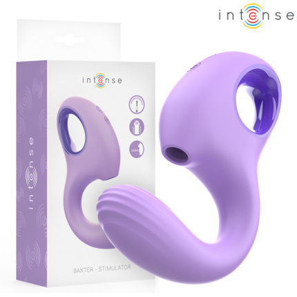 INTENSE - BAXTER VIBRATOR & STIMULATOR VIOLET - sexbliss - Foto 1