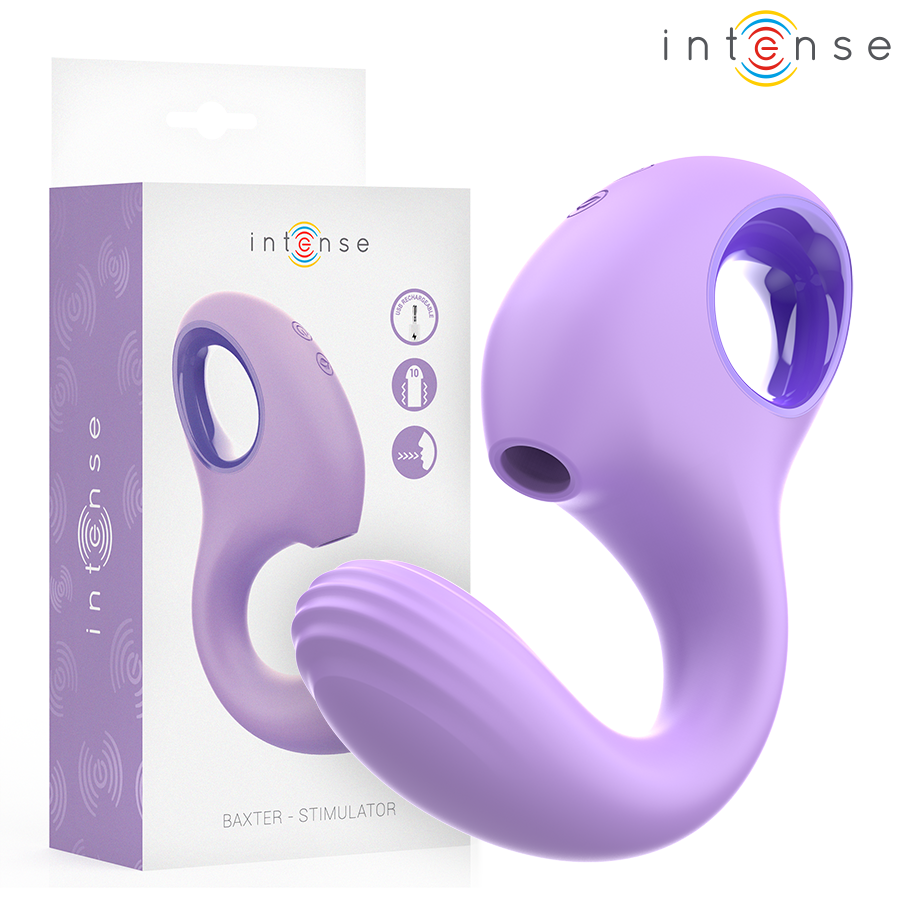 INTENSE - BAXTER VIBRATOR & STIMULATOR VIOLET - Foto 1 INTENSE - BAXTER VIBRATOR & STIMULATOR VIOLET - sexbliss - Foto 1
