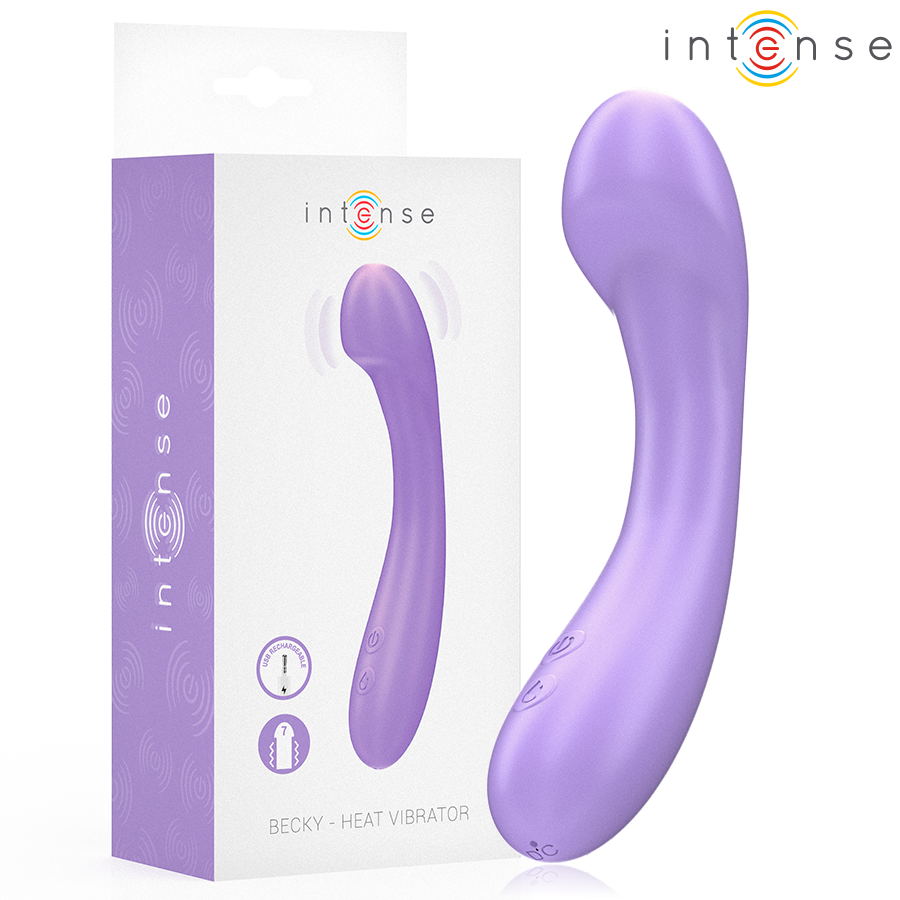 INTENSE - BECKY VIBRATOR 19 CM HEATABLE 7 VIBRATIONS PURPLE - Foto 1 INTENSE - BECKY VIBRATOR 19 CM HEATABLE 7 VIBRATIONS PURPLE - sexbliss - Foto 1
