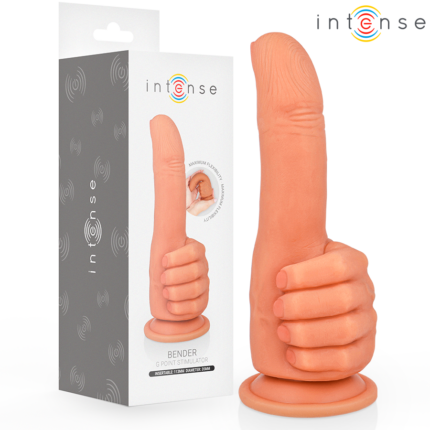 INTENSE - BENDER G-SPOT STIMULATOR FLEXIBLE HAND 11.3 CM - sexbliss - Foto 1