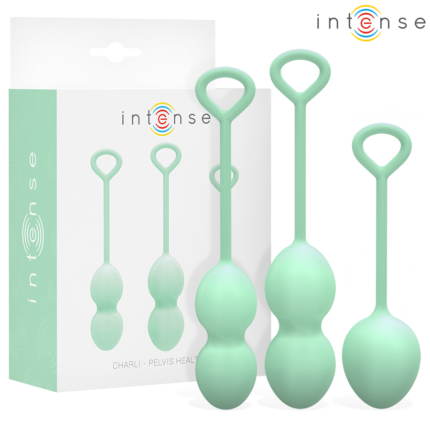 INTENSE - CHARLI KEGEL BALL KIT LIGHT JADE GREEN - sexbliss - Foto 1