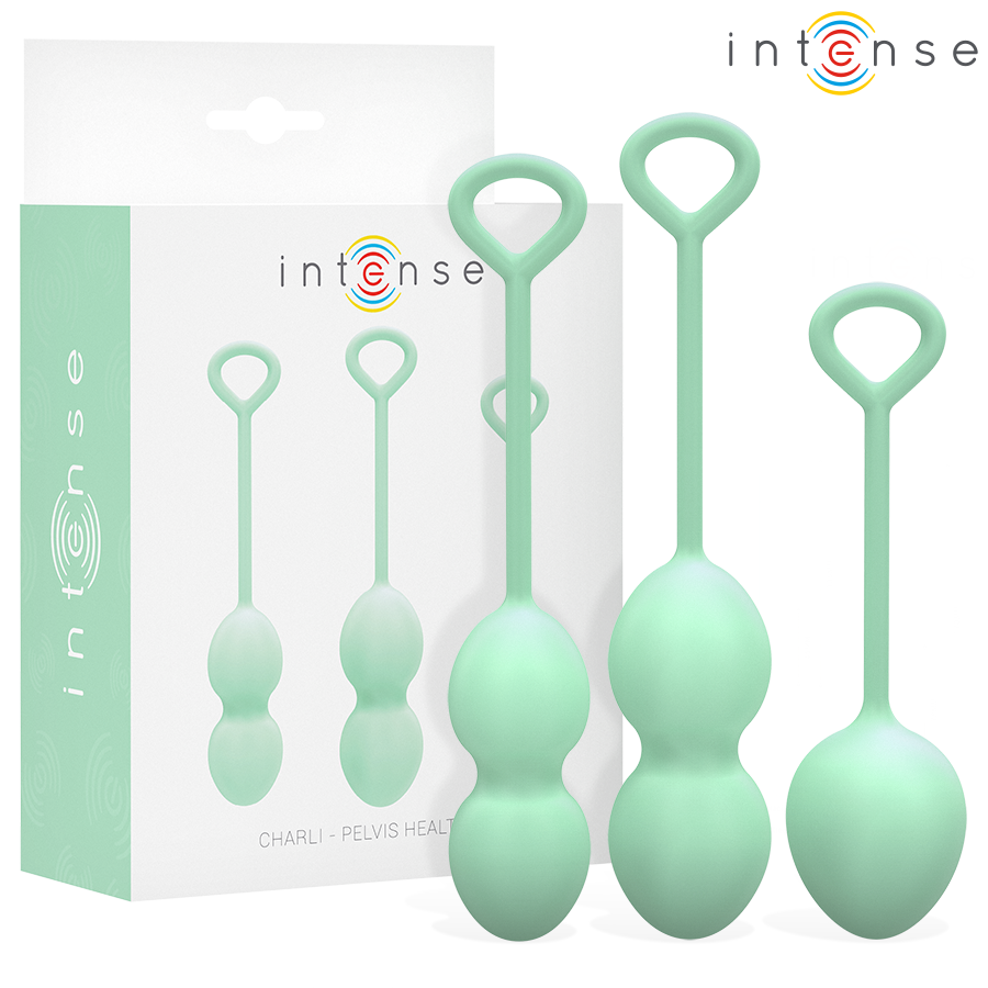 INTENSE - CHARLI KEGEL BALL KIT LIGHT JADE GREEN - Foto 1 INTENSE - CHARLI KEGEL BALL KIT LIGHT JADE GREEN - sexbliss - Foto 1