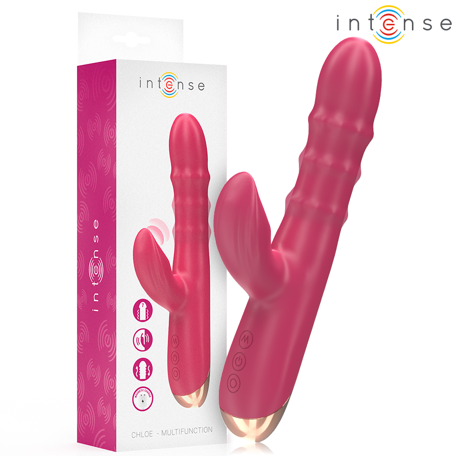 INTENSE - CHLOE MULTIFUNCTION VIBRATOR 3 IN 1 RED - Foto 1 INTENSE - CHLOE MULTIFUNCTION VIBRATOR 3 IN 1 RED - sexbliss - Foto 1