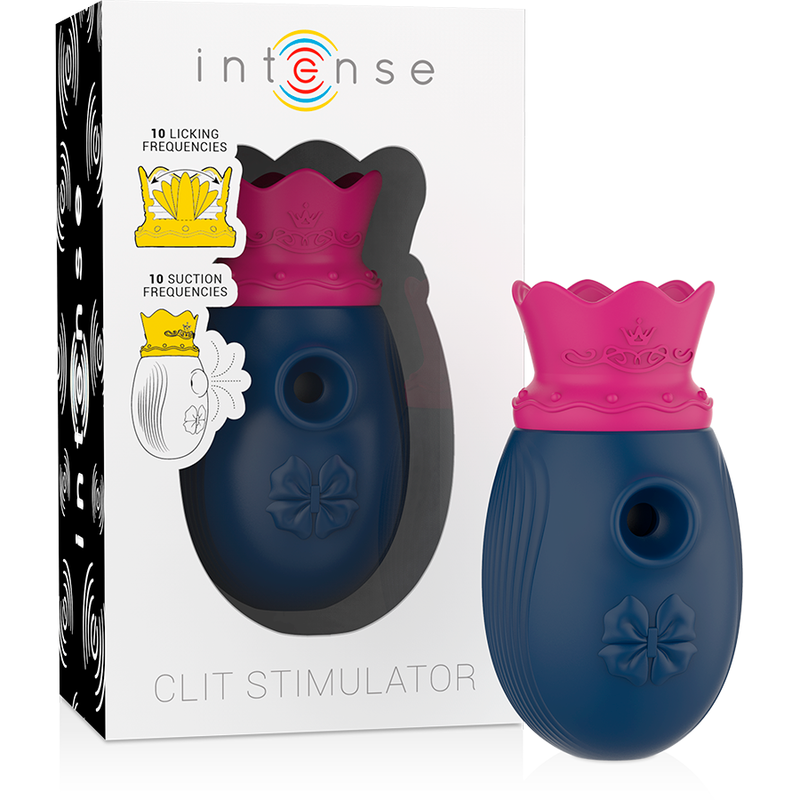 INTENSE - CLITORIS STIMULATOR 10 SUCTION AND LICKING MODES - BLUE - Foto 1 INTENSE - CLITORIS STIMULATOR 10 SUCTION AND LICKING MODES - BLUE - sexbliss - Foto 1