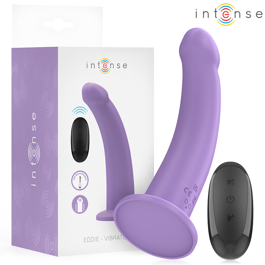 INTENSE - EDDIE VIBRATOR 17.5 CM 10 VIBRATIONS PURPLE REMOTE CONTROL - Foto 1 INTENSE - EDDIE VIBRATOR 17.5 CM 10 VIBRATIONS PURPLE REMOTE CONTROL - sexbliss - Foto 1