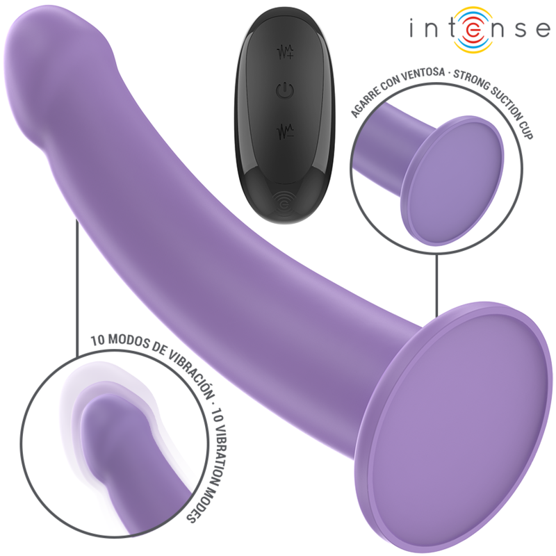 INTENSE - EDDIE VIBRATOR 17.5 CM 10 VIBRATIONS PURPLE REMOTE CONTROL - Foto 1 INTENSE - EDDIE VIBRATOR 17.5 CM 10 VIBRATIONS PURPLE REMOTE CONTROL - sexbliss - Foto 1