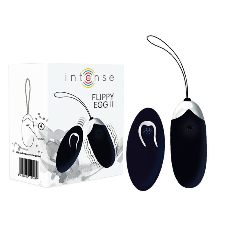 INTENSE - FLIPPY II VIBRATING EGG WITH REMOTE CONTROL BLACK - Foto 1 INTENSE - FLIPPY II VIBRATING EGG WITH REMOTE CONTROL BLACK - sexbliss - Foto 1