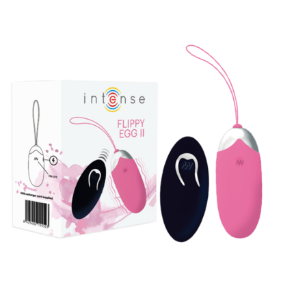 INTENSE - FLIPPY II VIBRATING EGG WITH REMOTE CONTROL PINK - sexbliss - Foto 1