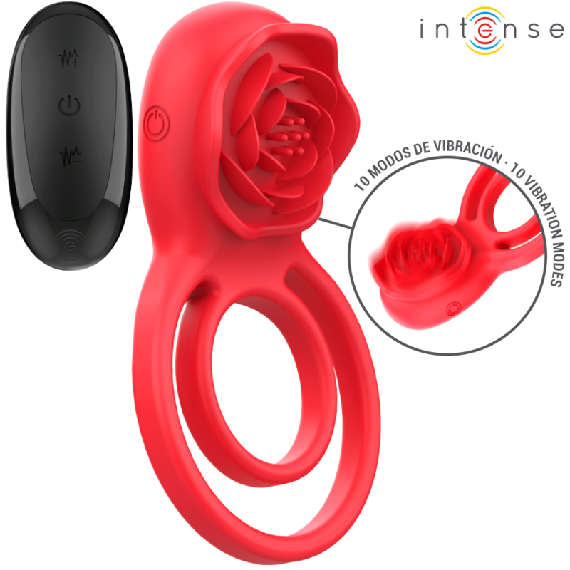 INTENSE - GAIL STIMULATOR ROSE 10 VIBRATIONS RED REMOTE CONTROL - Foto 1 INTENSE - GAIL STIMULATOR ROSE 10 VIBRATIONS RED REMOTE CONTROL - sexbliss - Foto 1