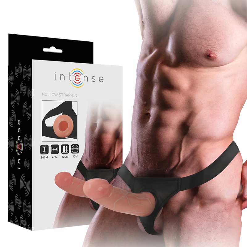 INTENSE - HOLLOW HARNESS WITH DILDO 16 X 3 CM - Foto 1 INTENSE - HOLLOW HARNESS WITH DILDO 16 X 3 CM - sexbliss - Foto 1