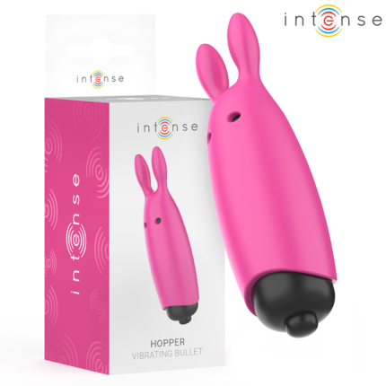 INTENSE - HOPPER PINK VIBRATING BULLET 8.3 X 2.4 CM - sexbliss - Foto 1