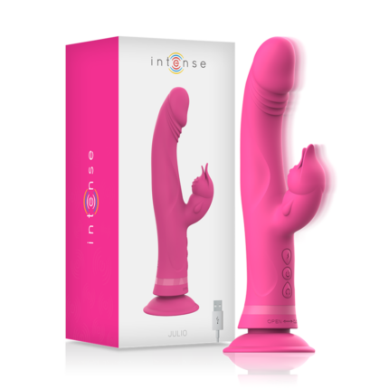 INTENSE - JULIO RABBIT VIBRATOR PINK SILICONE - sexbliss - Foto 1