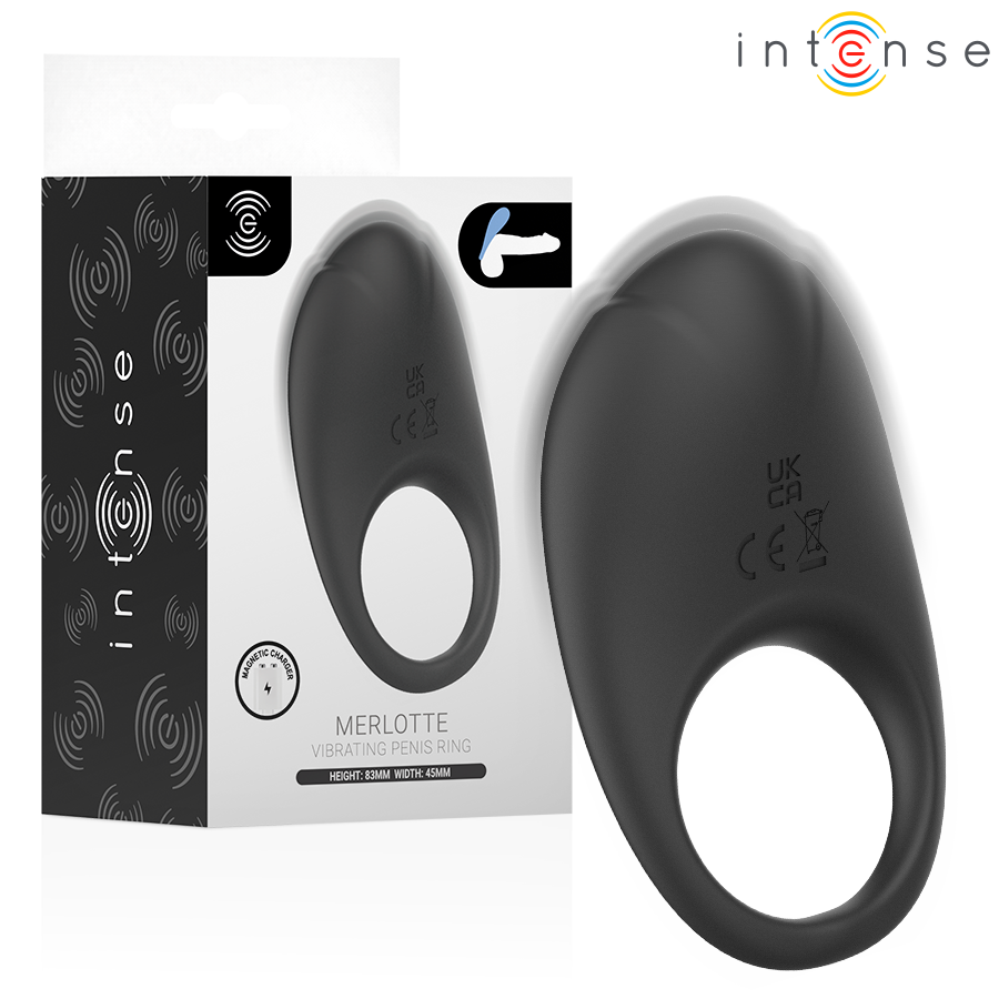 INTENSE - MERLOTTE VIBRATING PENIS RING WITH CLITORIS STIMULATION BLACK - Foto 1 INTENSE - MERLOTTE VIBRATING PENIS RING WITH CLITORIS STIMULATION BLACK - sexbliss - Foto 1
