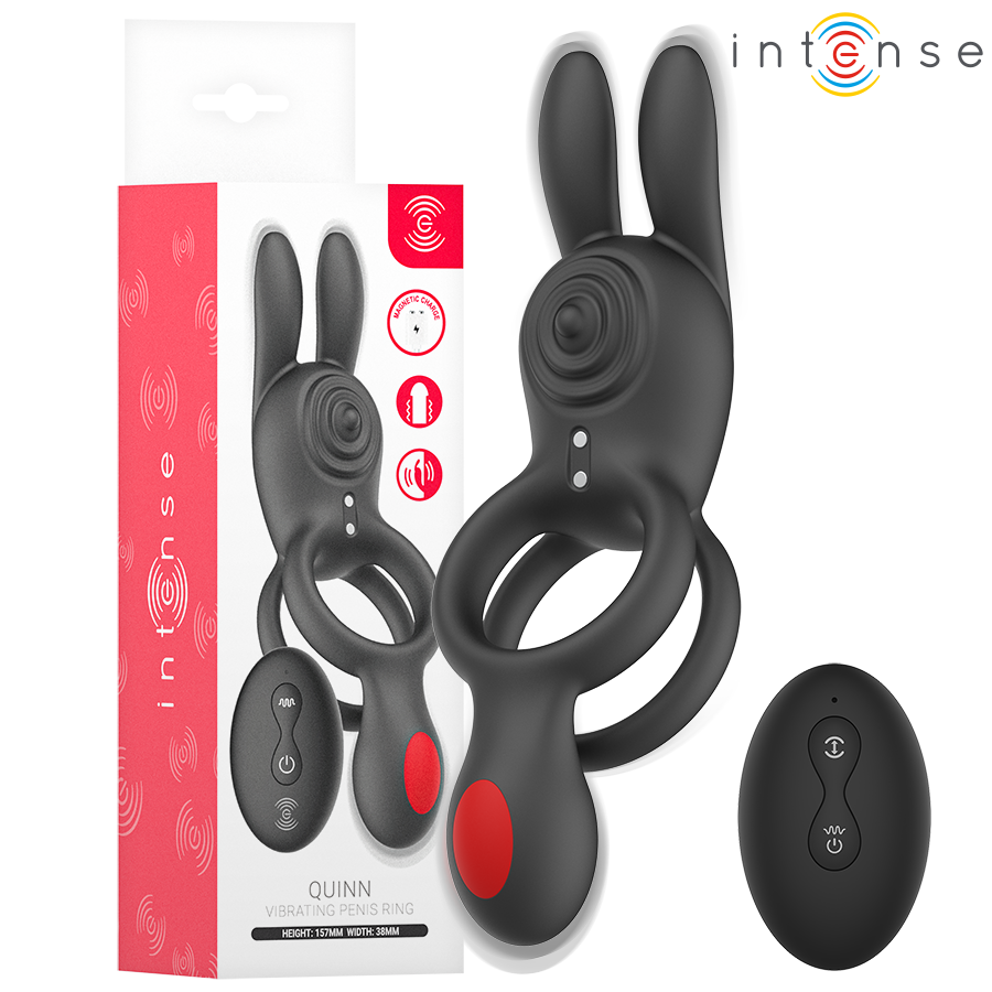 INTENSE - QUINN DOUBLE VIBRATION RING REMOTE CONTROL - Foto 1 INTENSE - QUINN DOUBLE VIBRATION RING REMOTE CONTROL - sexbliss - Foto 1