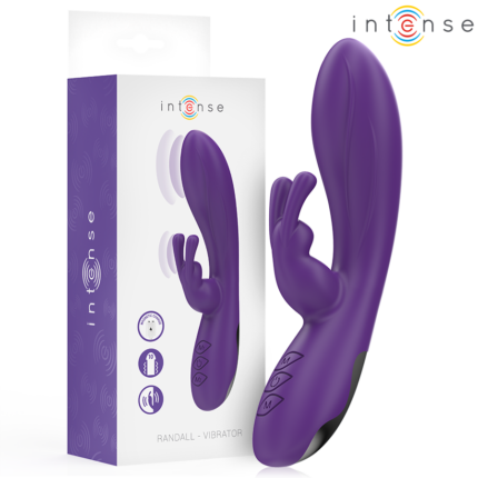 INTENSE - RANDALL RABBIT VIBRATOR 10 VIBRATIONS PURPLE - sexbliss - Foto 1