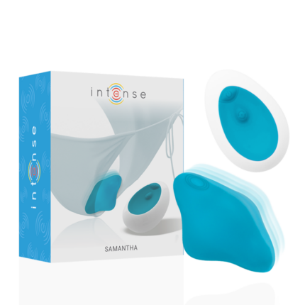 INTENSE - SAMANTHA PANTIE REMOTE CONTROL BLUE - sexbliss - Foto 1