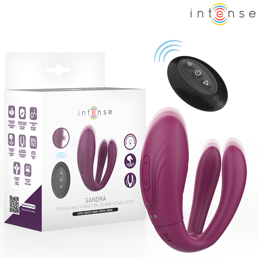 INTENSE - SANDRA TAPPING AND VIBRATION CLAMP STIMULATOR REMOTE CONTROL - Foto 1 INTENSE - SANDRA TAPPING AND VIBRATION CLAMP STIMULATOR REMOTE CONTROL - sexbliss - Foto 1