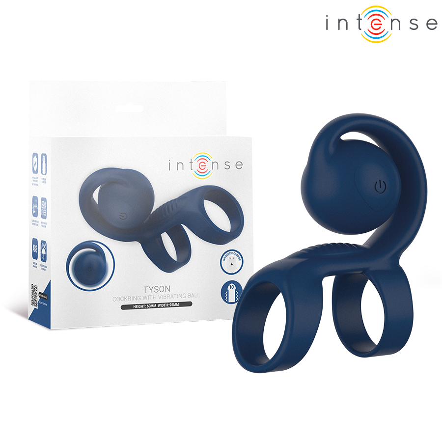 INTENSE - TYSON COCK RING WITH VIBRATING BALL Ø 3.2 CM - Foto 1 INTENSE - TYSON COCK RING WITH VIBRATING BALL Ø 3.2 CM - sexbliss - Foto 1