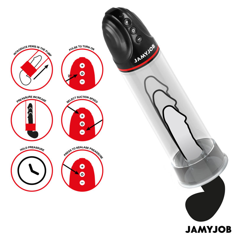 JAMYJOB - XPAND AUTOMATIC PUMP 3 SUCTION LEVELS GREY - Foto 1 JAMYJOB - XPAND AUTOMATIC PUMP 3 SUCTION LEVELS GREY - sexbliss - Foto 1