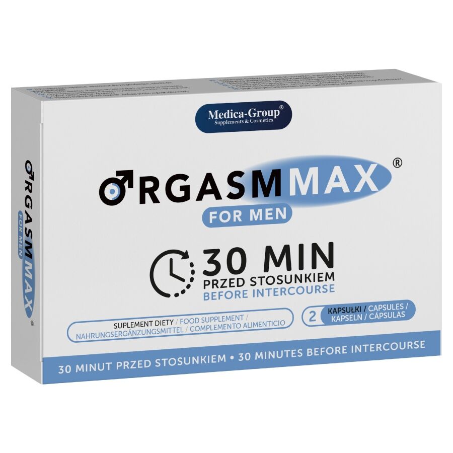 MEDICA GROUP - ORGASM MAX FOR MEN 2 CAPSULES - Foto 1 MEDICA GROUP - ORGASM MAX FOR MEN 2 CAPSULES - sexbliss - Foto 1
