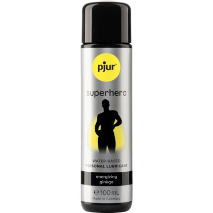 PJUR - SUPERHERO ENERGIZING LUBRICANT GINKGO 100 ML - sexbliss - Foto 1