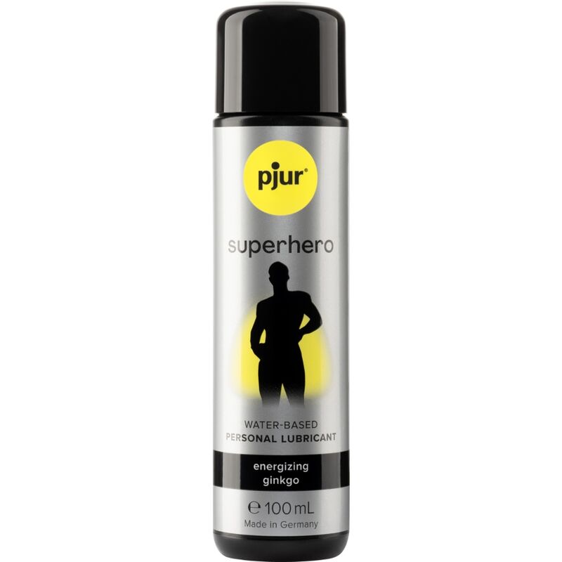 PJUR - SUPERHERO ENERGIZING LUBRICANT GINKGO 100 ML - Foto 1 PJUR - SUPERHERO ENERGIZING LUBRICANT GINKGO 100 ML - sexbliss - Foto 1