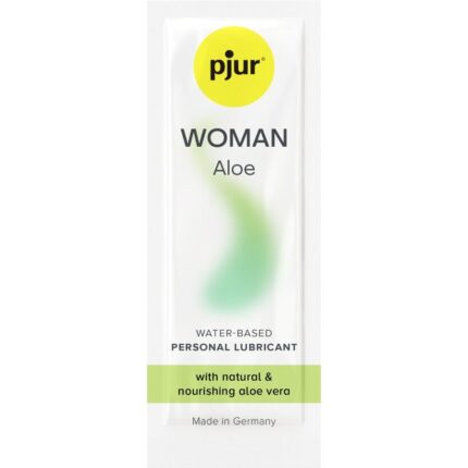 PJUR - WOMAN ALOE WATER-BASED LUBRICANT 2 ML - sexbliss - Foto 1
