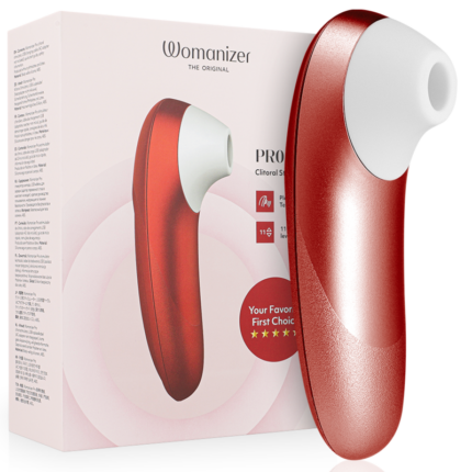 WOMANIZER - PRO VIBRANT CLITORAL STIMULATOR BURGUNDY - sexbliss - Foto 1