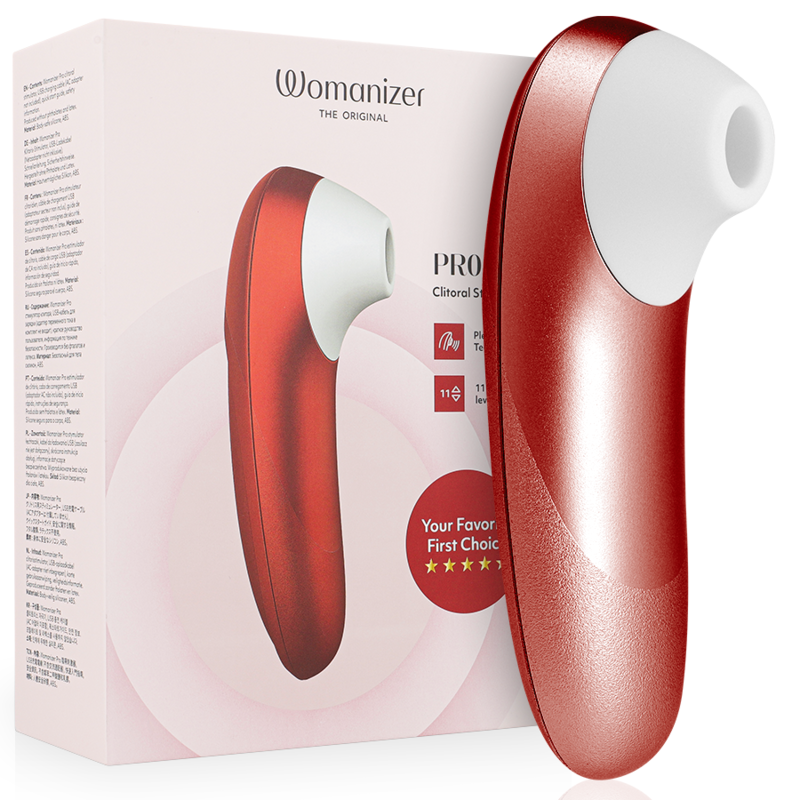WOMANIZER - PRO VIBRANT CLITORAL STIMULATOR BURGUNDY - Foto 1 WOMANIZER - PRO VIBRANT CLITORAL STIMULATOR BURGUNDY - sexbliss - Foto 1