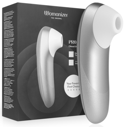 WOMANIZER - PRO VIBRANT CLITORAL STIMULATOR SILVER GREY - sexbliss - Foto 1