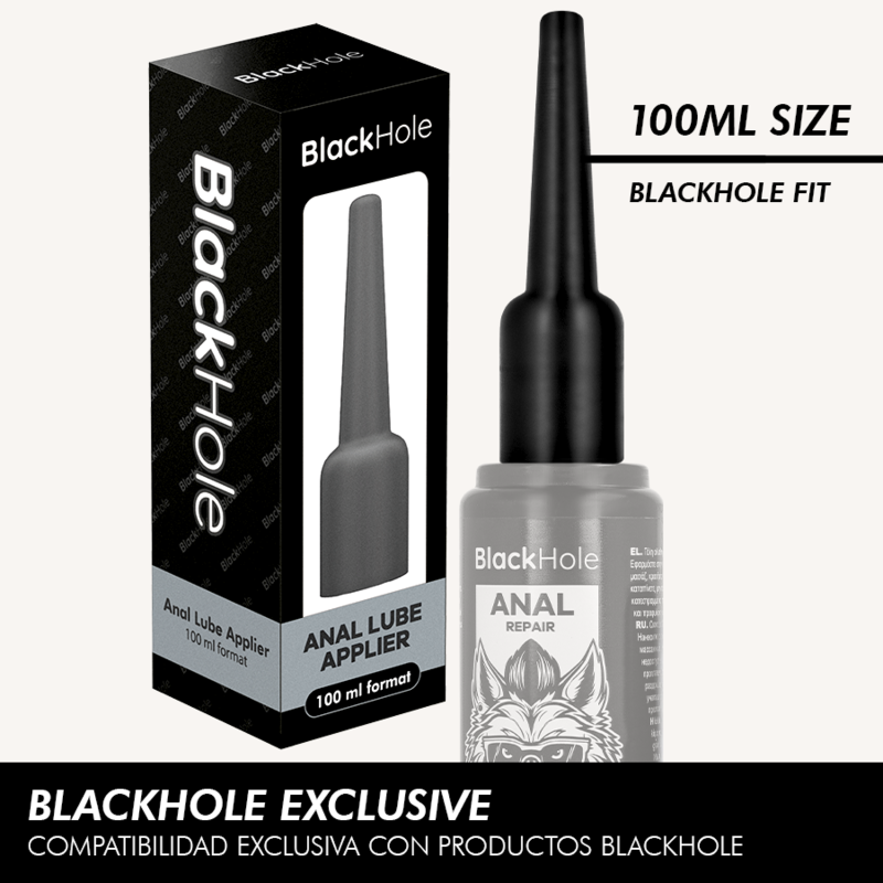 BLACK HOLE - ANAL LUBE APPLIER L SIZE 100 ML - Foto 1 BLACK HOLE - ANAL LUBE APPLIER L SIZE 100 ML - sexbliss - Foto 1