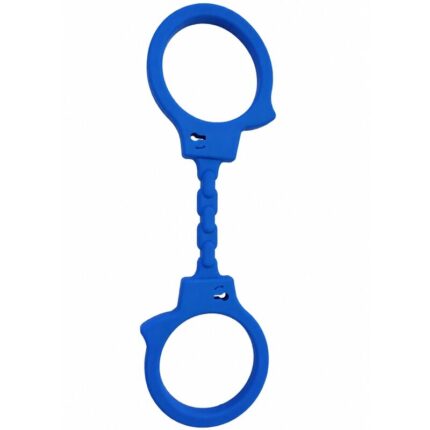 DIABLO PICANTE - SILICONE HANDCUFFS BLUE - sexbliss - Foto 1