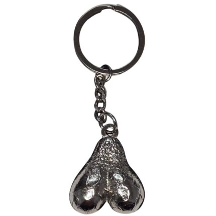 DIABLO PICANTE - SILVER EGGS METAL KEYCHAIN - sexbliss - Foto 1