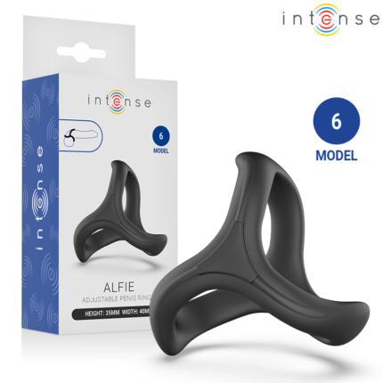 INTENSE - ALFIE ADJUSTABLE TRIPLE PENIS RING MODEL 6 - sexbliss - Foto 1