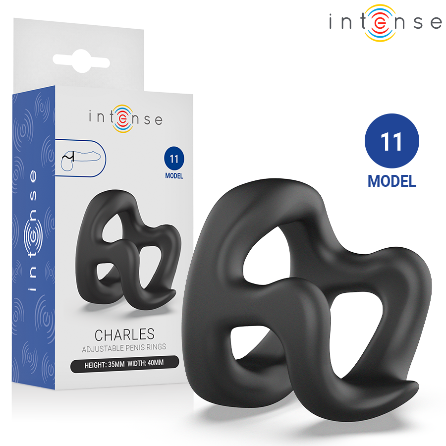 INTENSE - CHARLES ADJUSTABLE PENIS RING MODEL 11 - Foto 1 INTENSE - CHARLES ADJUSTABLE PENIS RING MODEL 11 - sexbliss - Foto 1