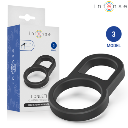 INTENSE - CONLETH ADJUSTABLE DOUBLE PENIS RING MODEL 3 - sexbliss - Foto 1