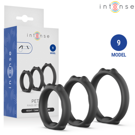 INTENSE - PETER SET OF 3 PENIS RINGS MODEL 9 - sexbliss - Foto 1