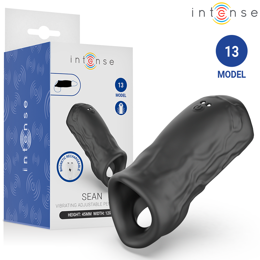 INTENSE - SEAN VIBRATING ADJUSTABLE PENIS RING MODEL 13 - Foto 1 INTENSE - SEAN VIBRATING ADJUSTABLE PENIS RING MODEL 13 - sexbliss - Foto 1