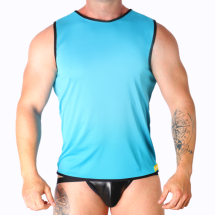 MACHO - BLUE T-SHIRT S/M - sexbliss - Foto 1