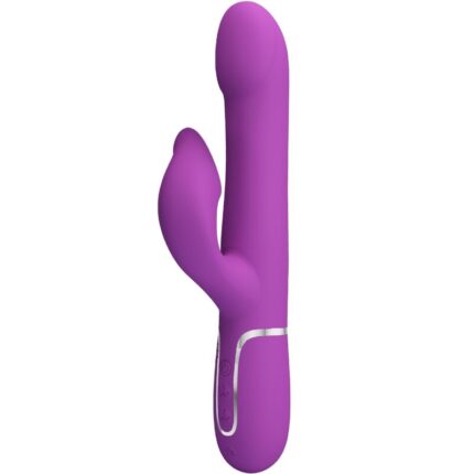 PRETTY LOVE - 4 IN 1 MULTIFUNCTION VIBRATOR & STIMULATOR PURPLE - sexbliss - Foto 1