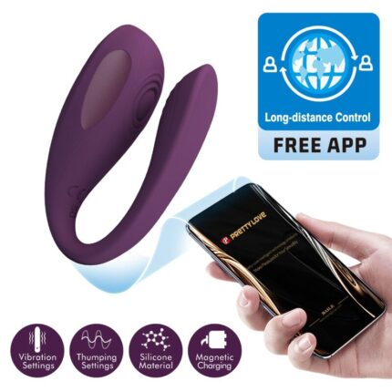 PRETTY LOVE - AARI PURPLE CLITORAL MASSAGER FREE APP - sexbliss - Foto 1